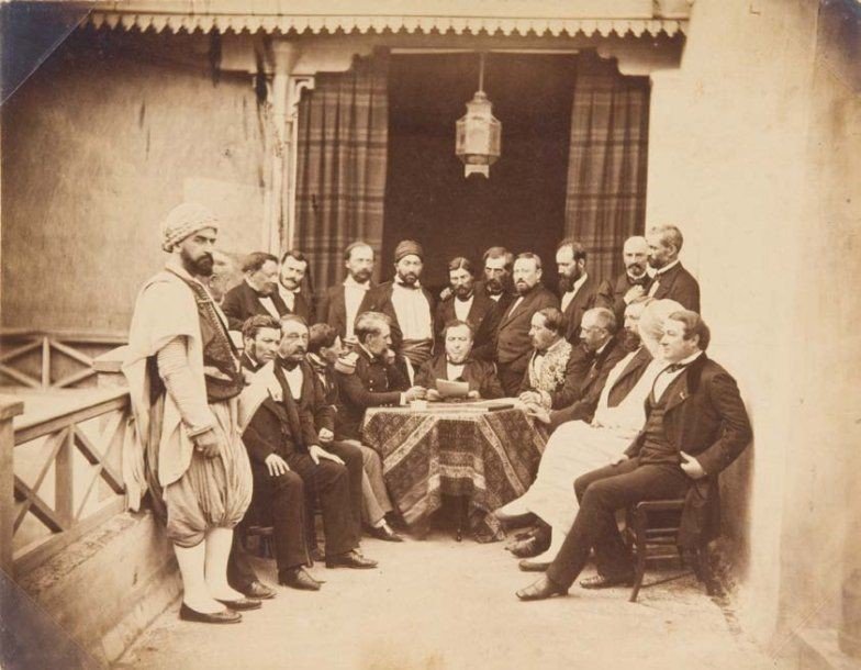 le Conseil Général d'Alger. Photographie de André Adolphe Eugène Disdéri (1819-1889). Vers 186